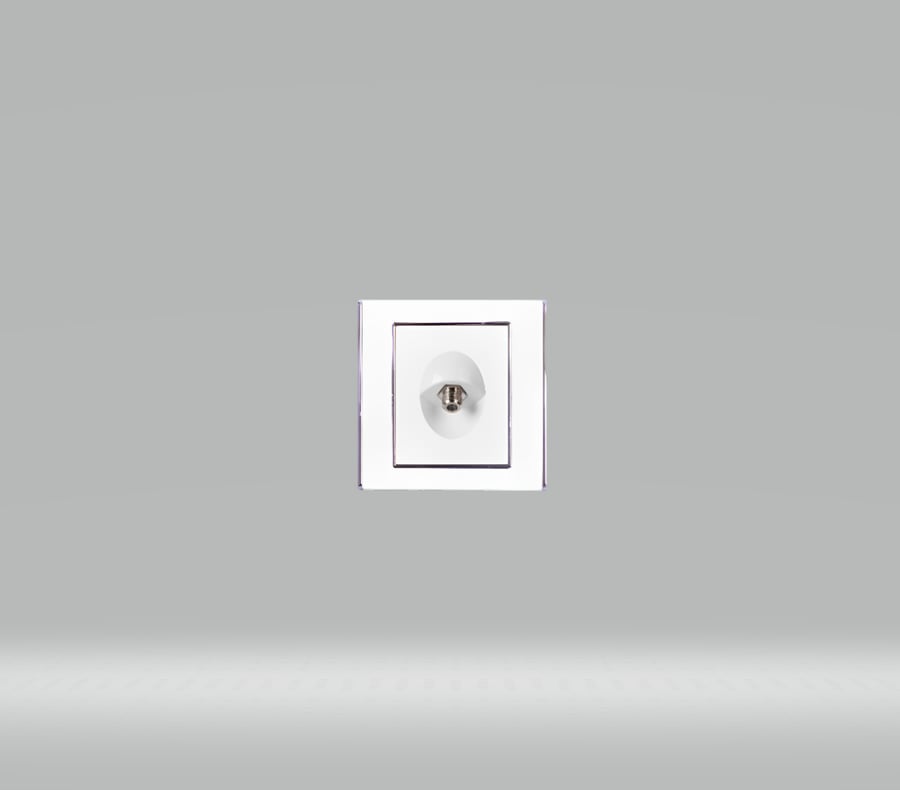 فيش دش 7×7 فيسبو ابيض + فضي
