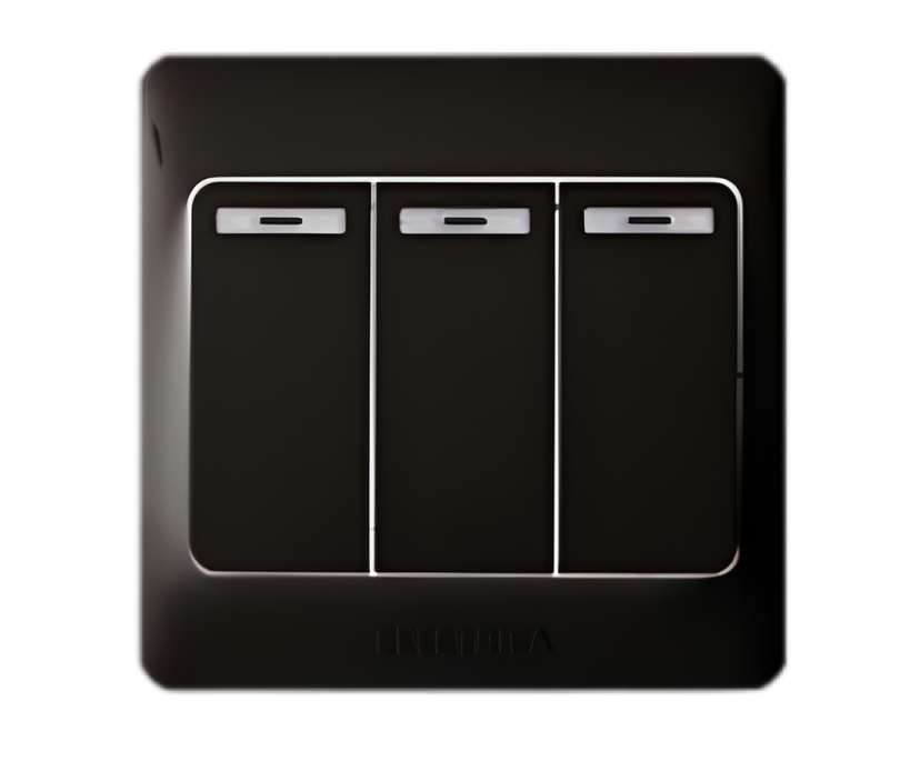 مفتاح ثلاثي اسود Electrica