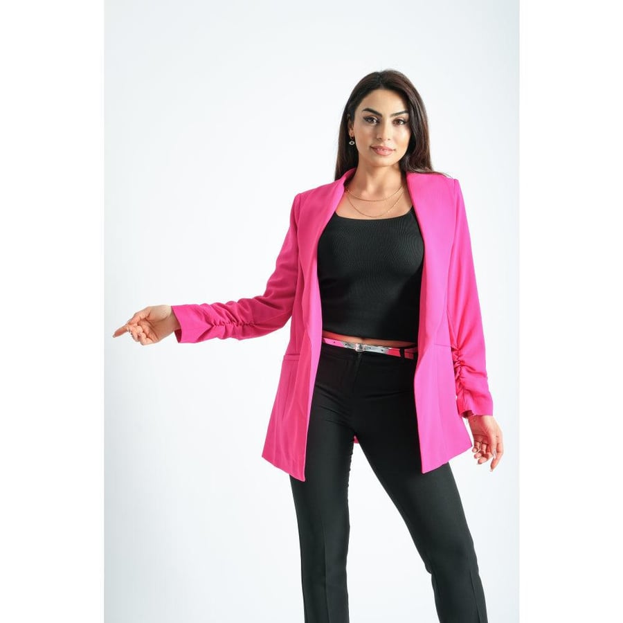 Londonella Women's Classic Short Elegant Jacket With Long Sleeves - 100231