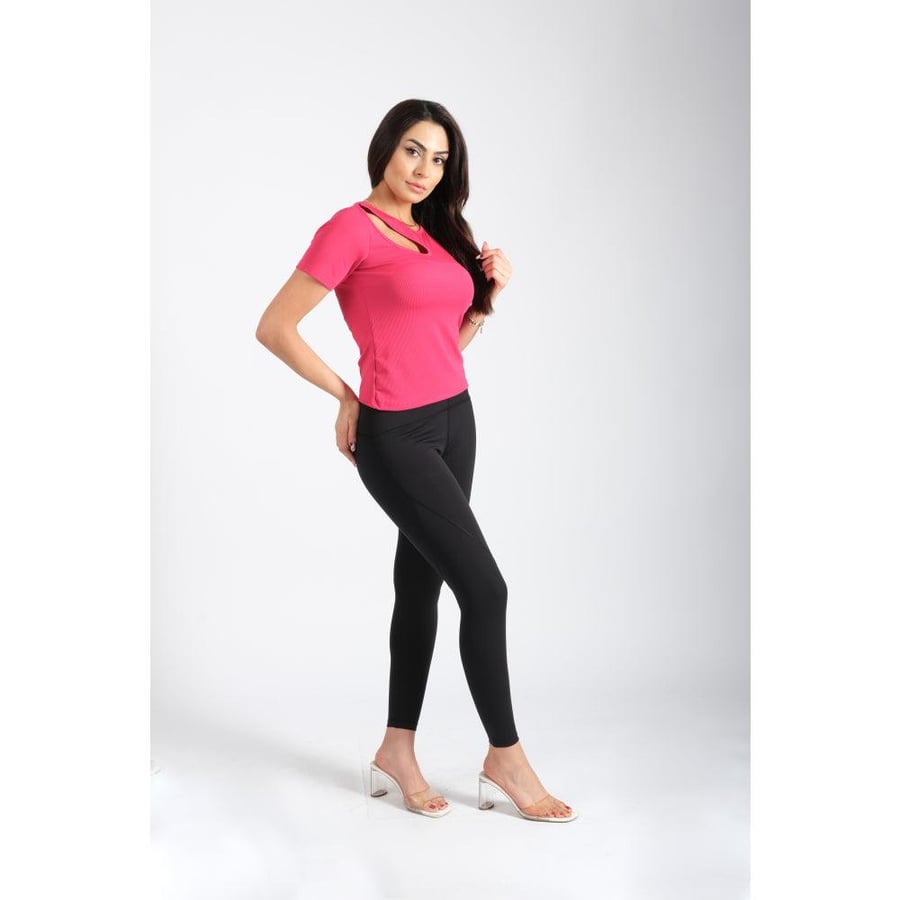 Londonella crop with Asymmetrical neck - 100115