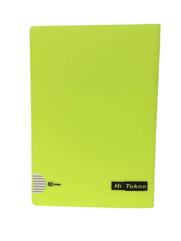 Arabic-Ruled Notebooks, Plain, 80 Sheets, A5, 9 Colours (Each)