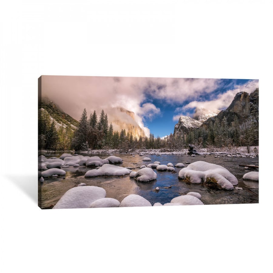 A wall art painting for home decor printed on luxurious material with a hidden frame, size 100 × 60 cm