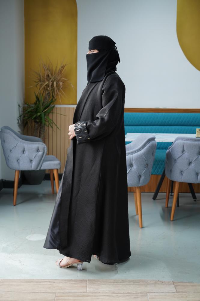 عبايه النرجسيه+طرحه +نقاب