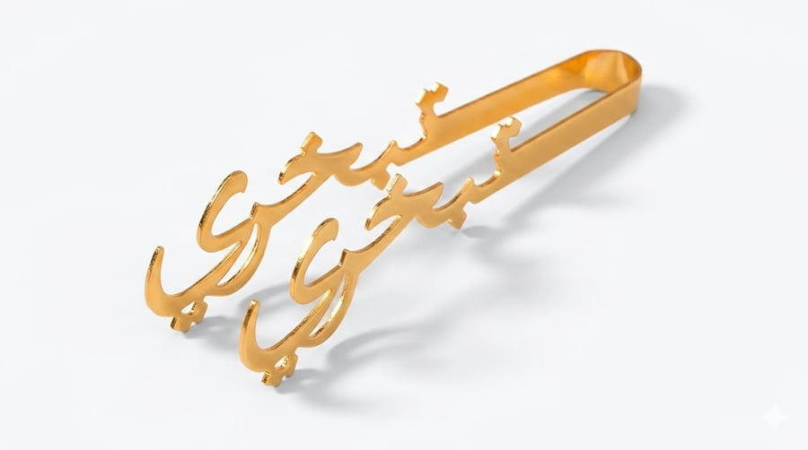 ملقاط بخور ذهبي