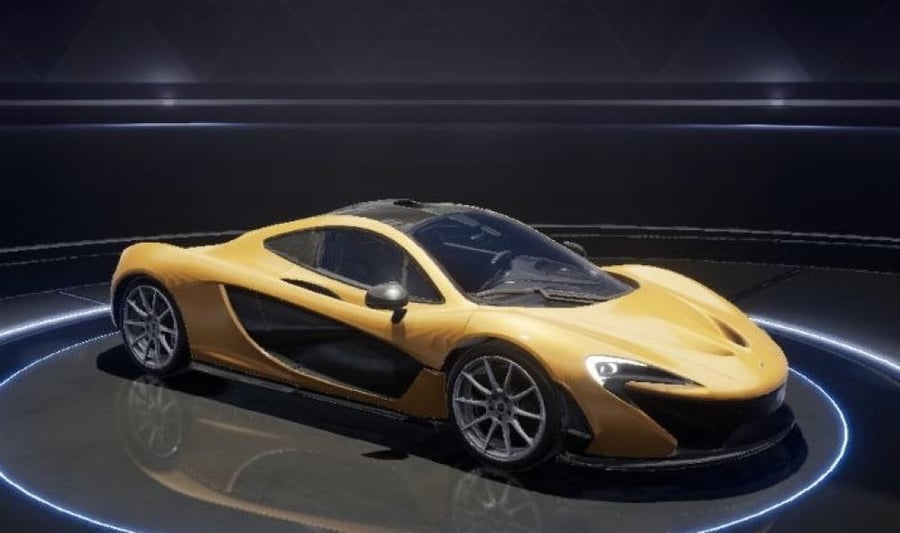 McLaren P1 yellow volcanic