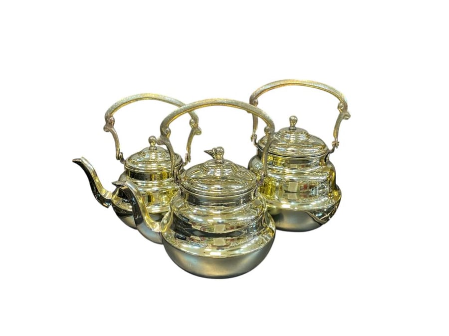 طقم اباريق ذهبية نحاس