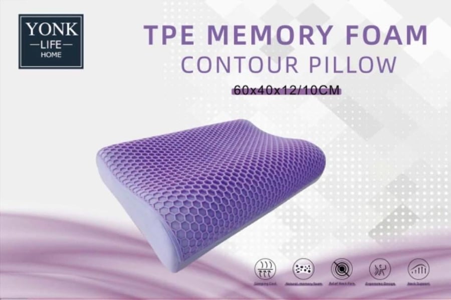 مخدة TPE ميموري فوم كونتور