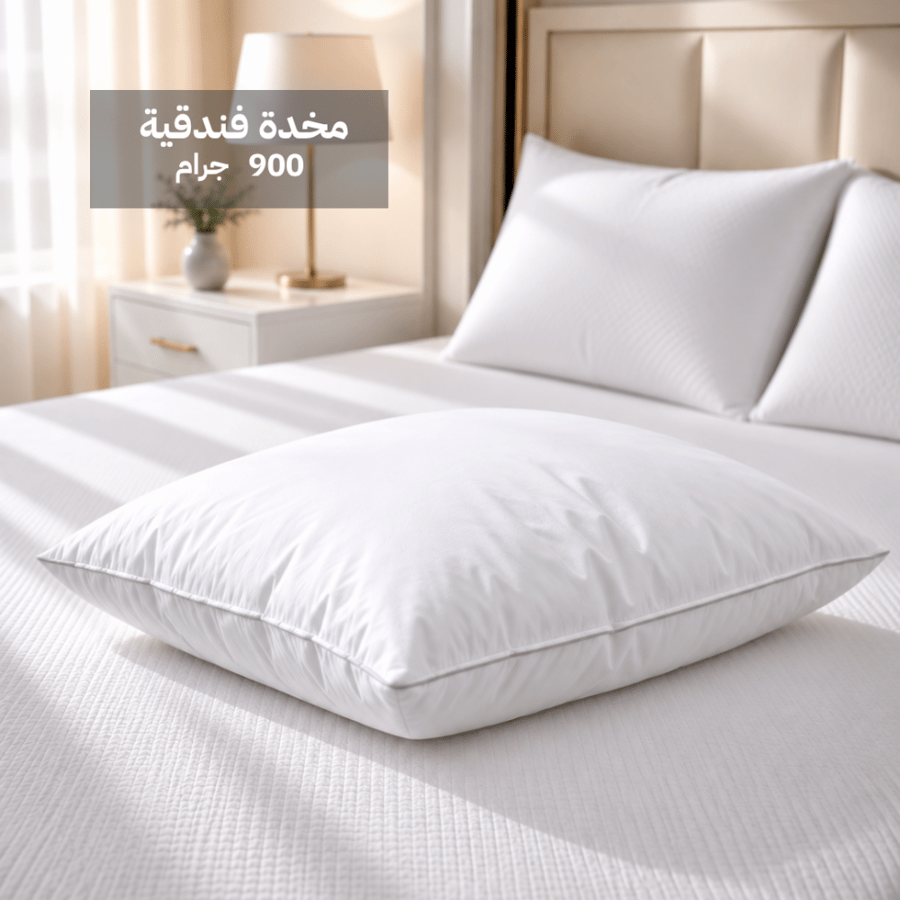 بكج 6 مخدات فندقية قطن 900 جرام
