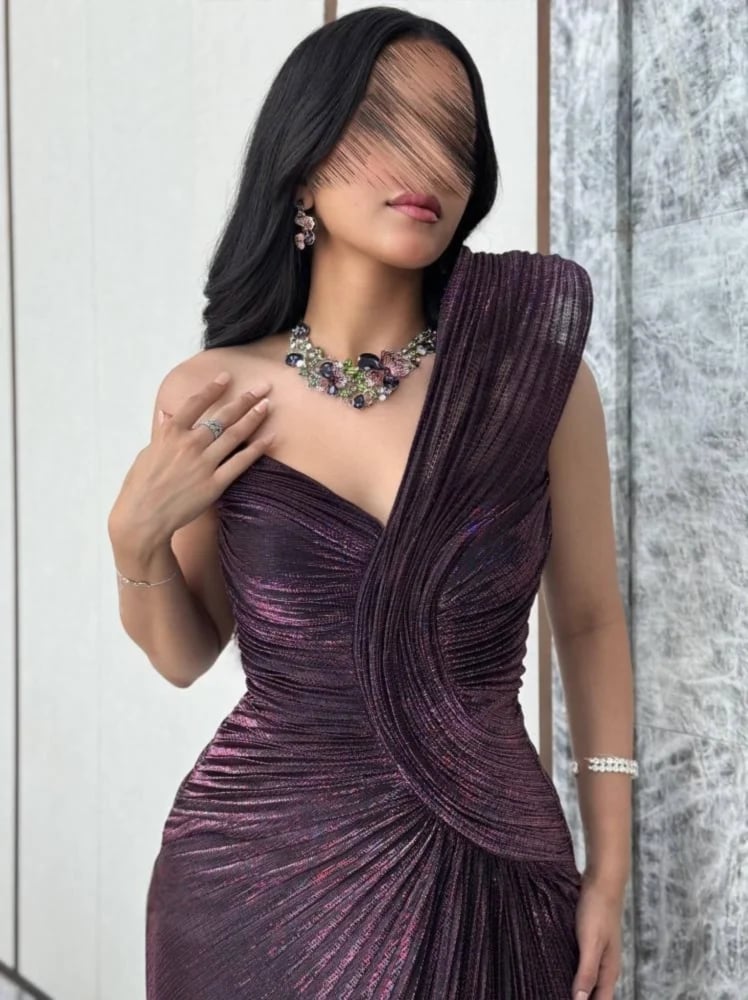 فستان سهره  بتموجات ساحرة