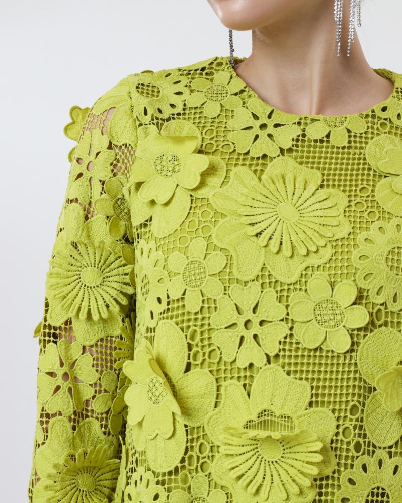 Pistachio flowers Dress
