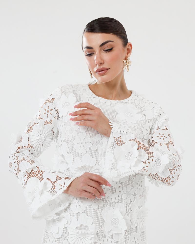 White flowers Dress