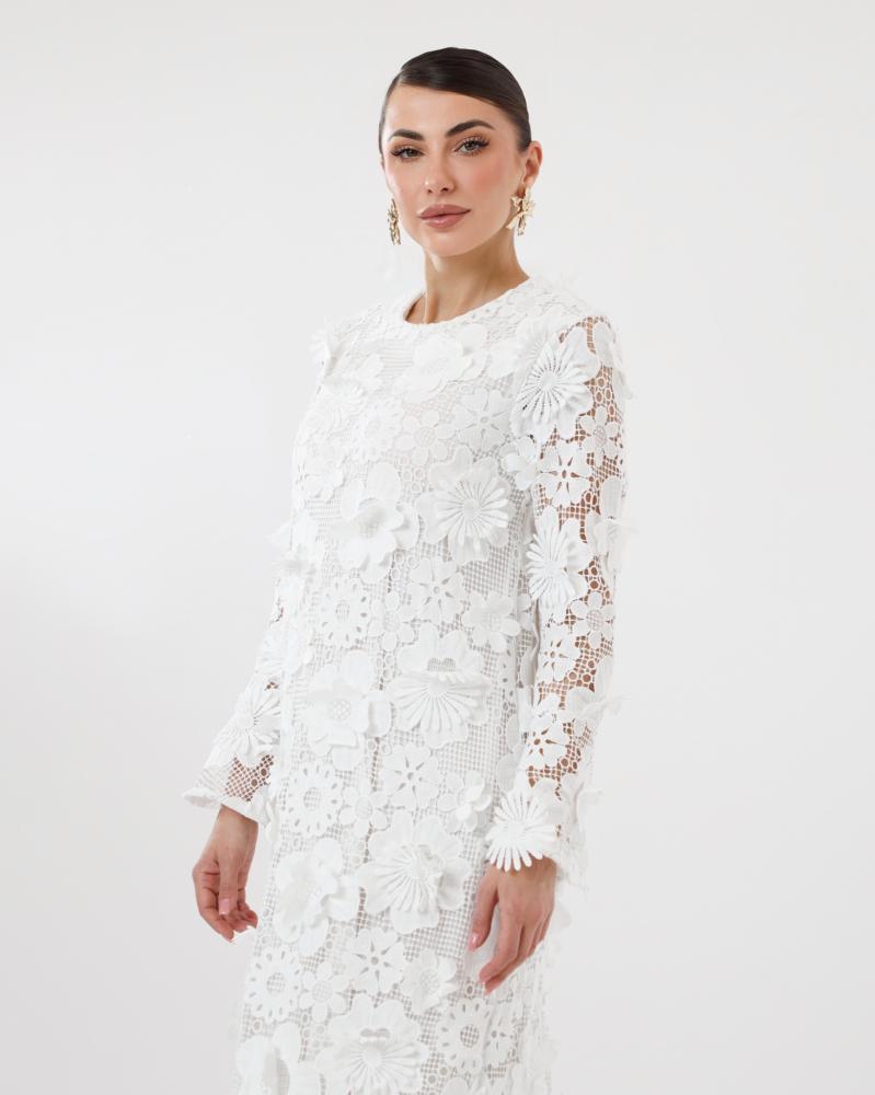 White flowers Dress