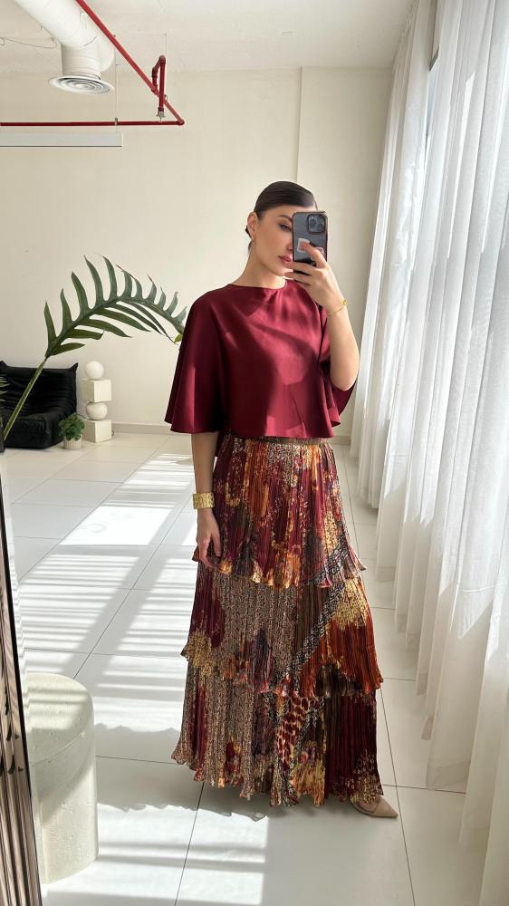 تنورة Layer Maxi Skirt