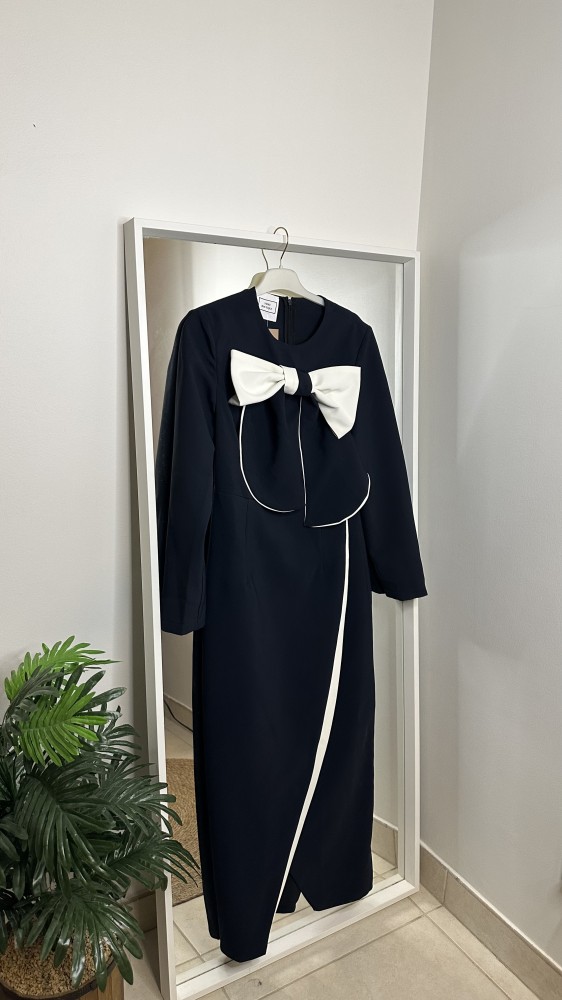 Crepe Bow Dresse