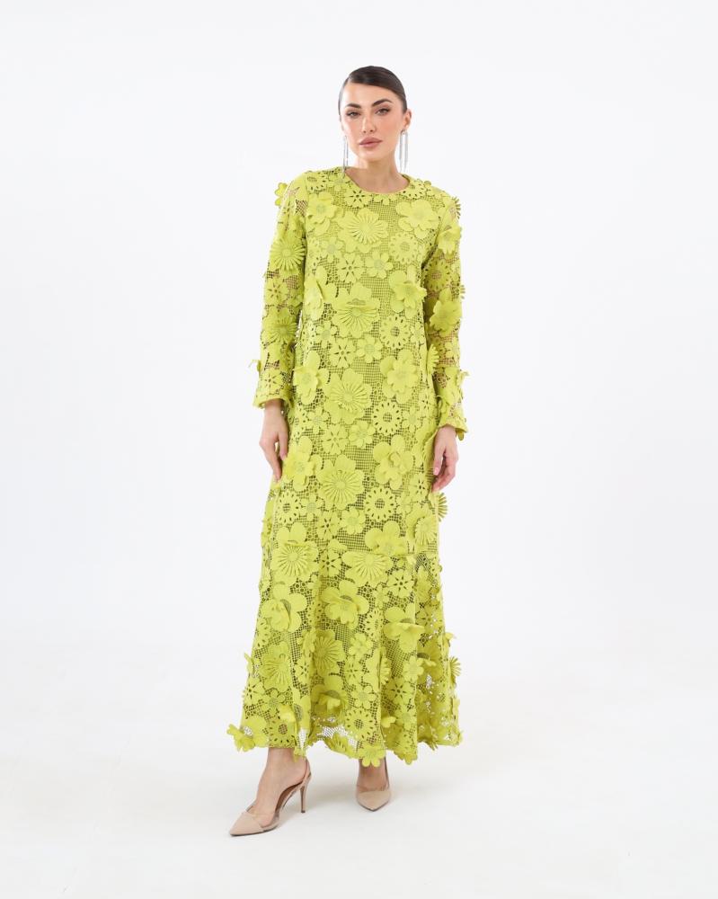 Pistachio flowers Dress