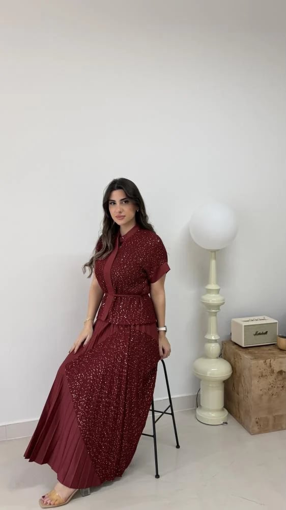 Burgandy Glow Set