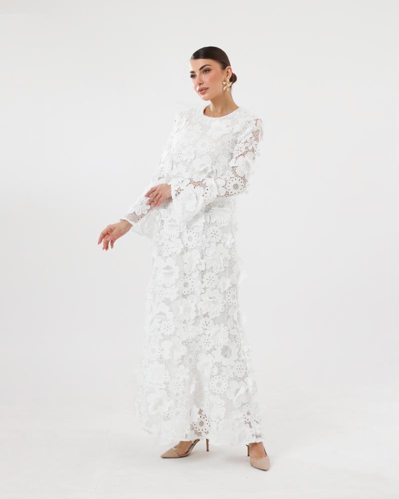 White flowers Dress