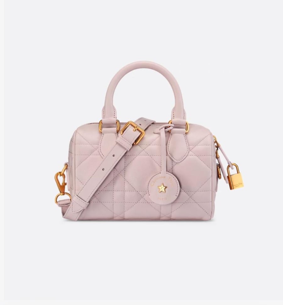 Dior Groove 20 Bag Pale Pink Macrocannage Calfskin
