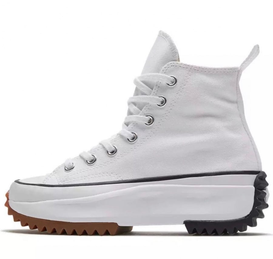 Converse run star hike high top white