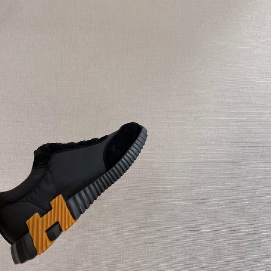HMS shoes with H dark orange