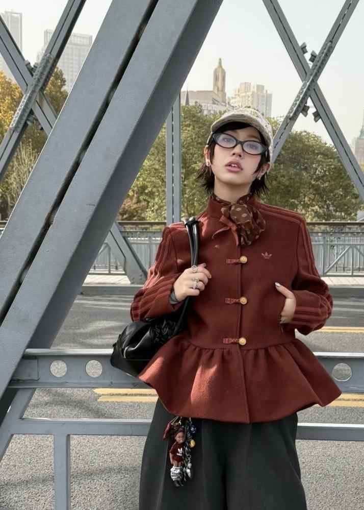 adidas chinese new year jacke peplum