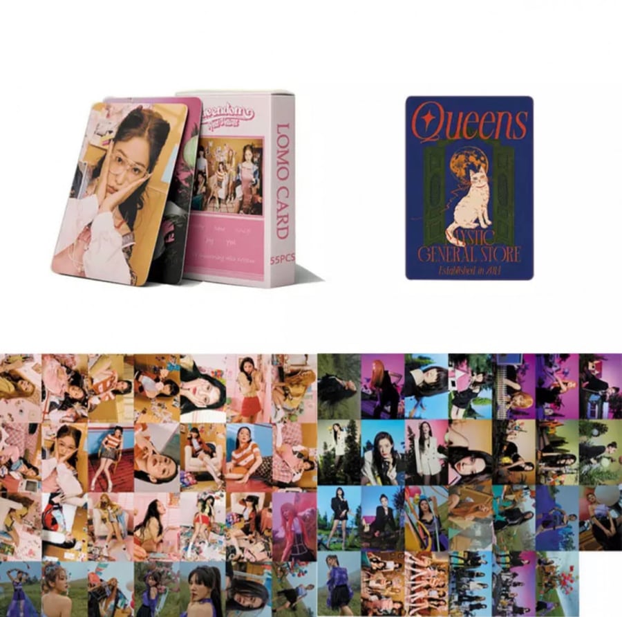 Lomo card red velvet