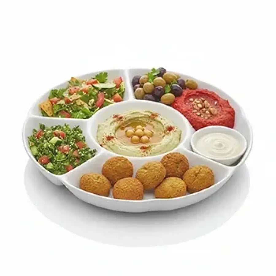 صحن lمقبلات دائري سيراميك