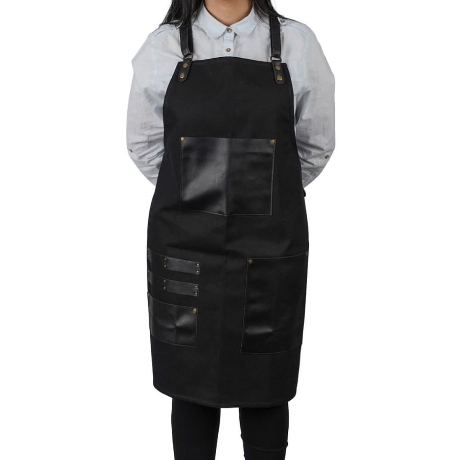Fabric Apron with Pockets