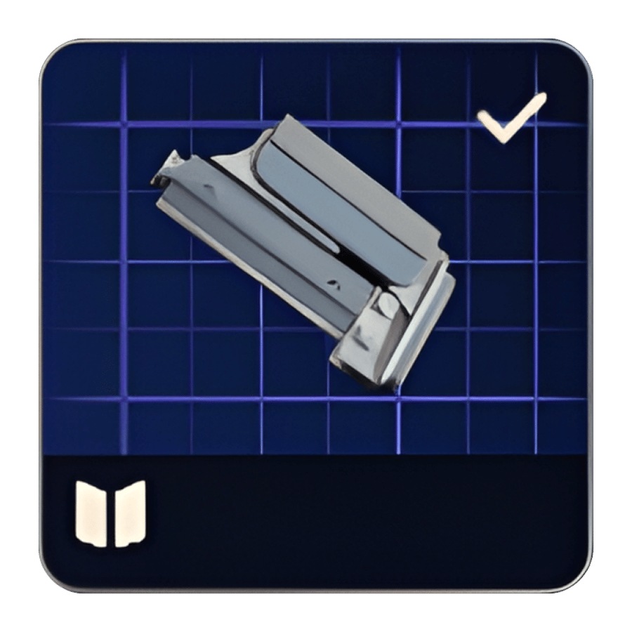 بلو برنت باديد ستوك - Padded Stock Blueprint