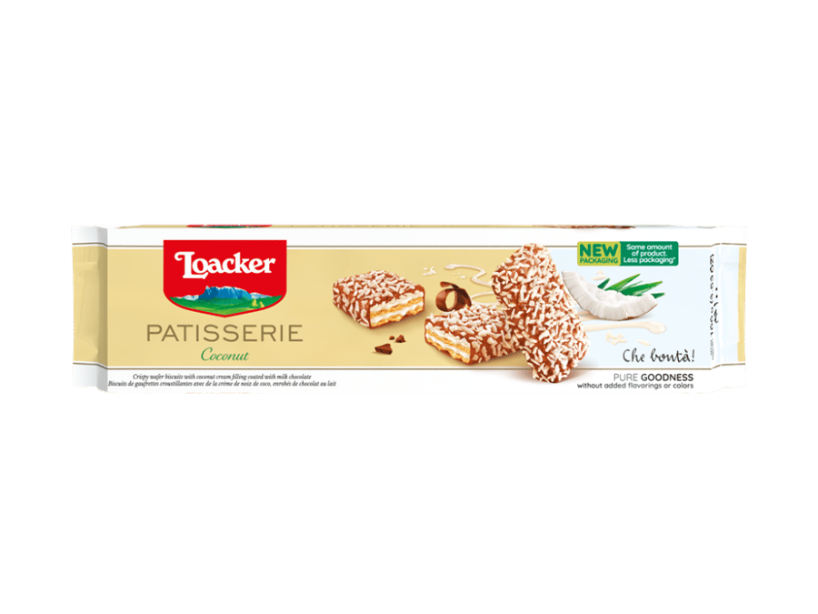 لواكر باتيسيري جوز الهند 100 جم  Loacker Patisserie Coconut