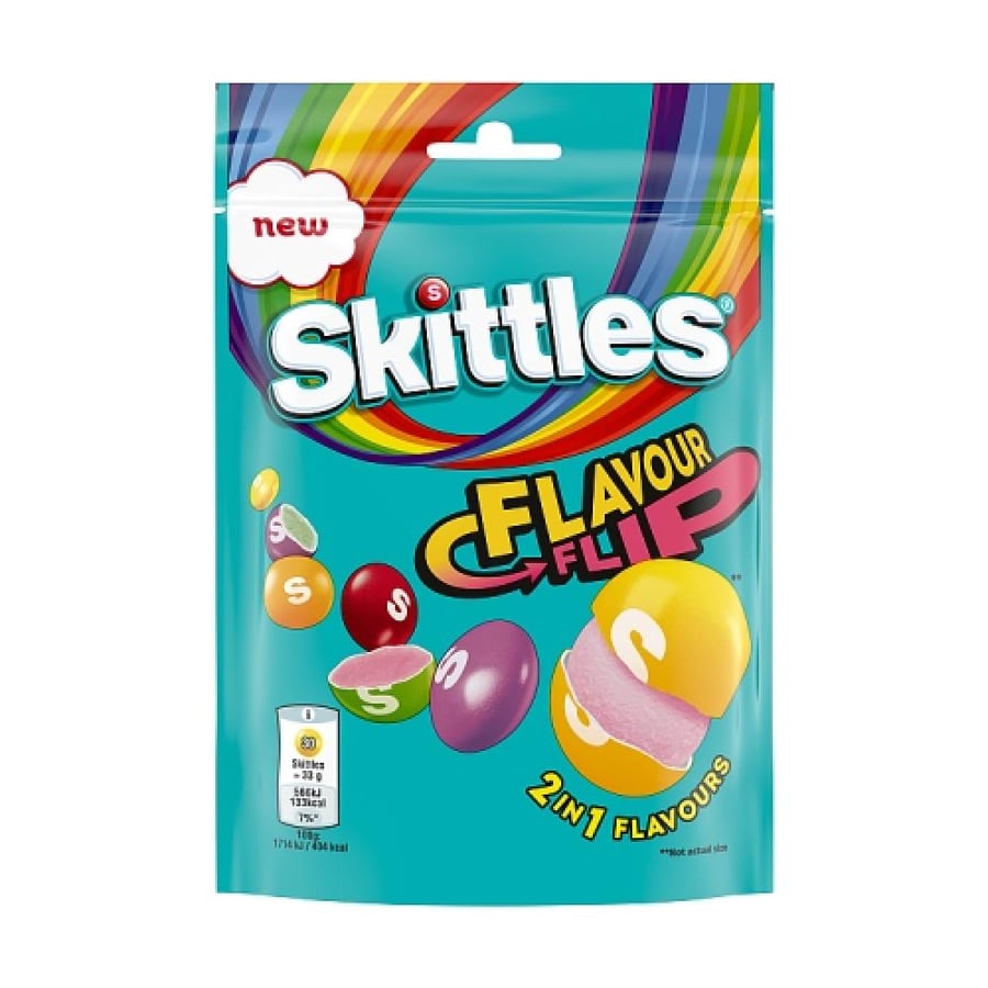 سكيتلز فليفر فليب 2 في 1 | Skittles Flavour Flip 136 جم