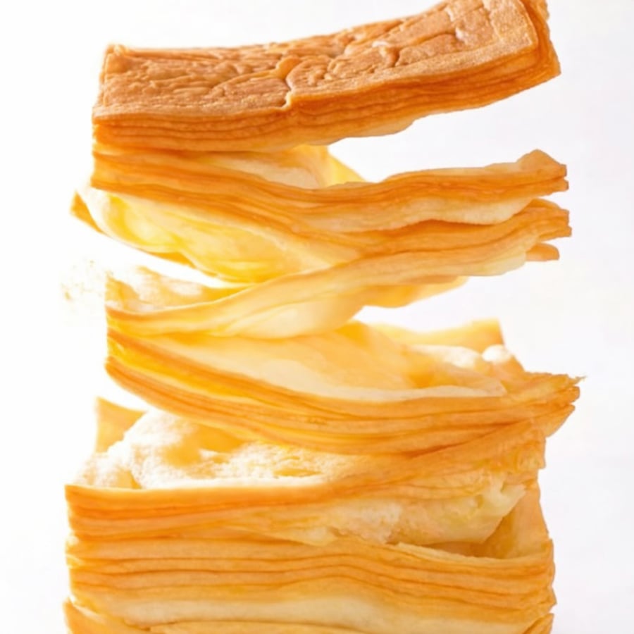 خبز ديمي طبقات طري بالزبدة والحليب – Demy Butter Layered Bread