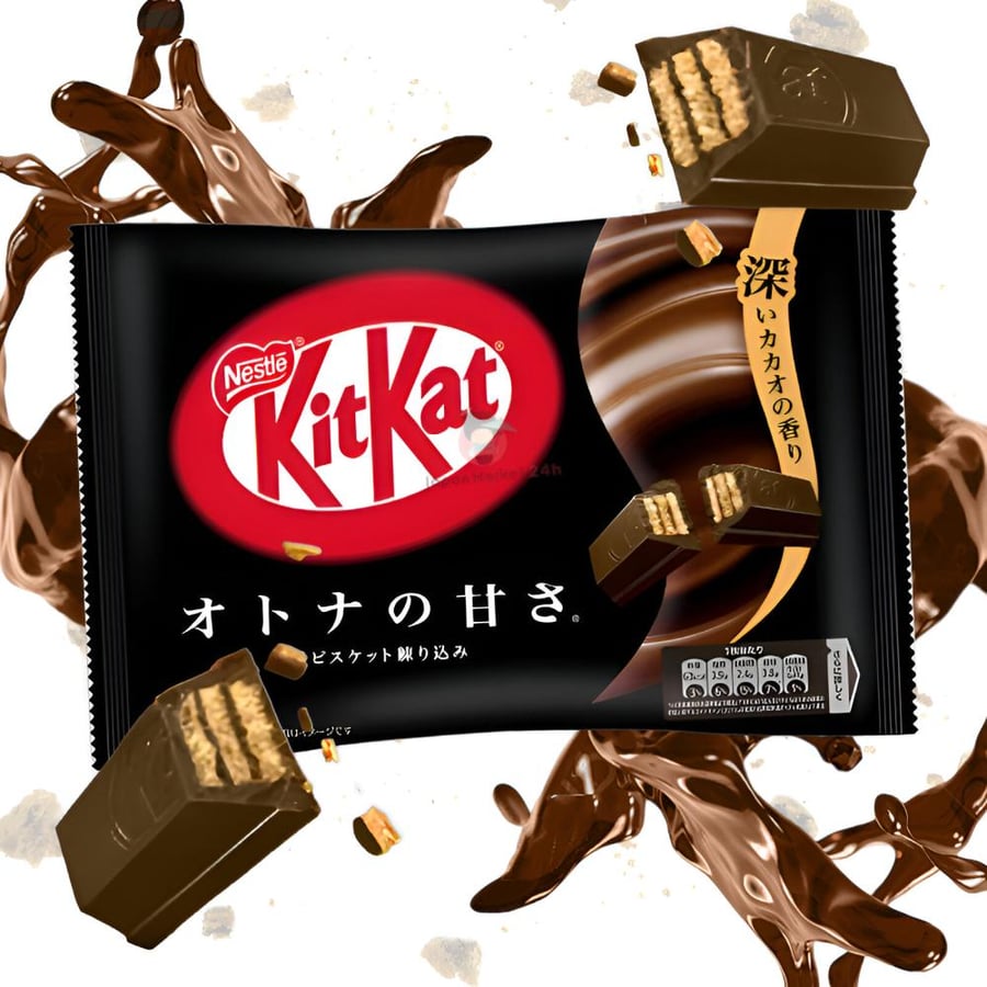 كيت كات دارك ياباني بطعم الكاكاو الغني   KitKat Dark Japan