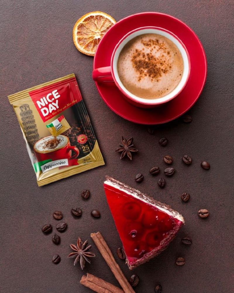 نايس داي كابتشينو فوري 20 ظرف 25x جم   – Nice Day Cappuccino