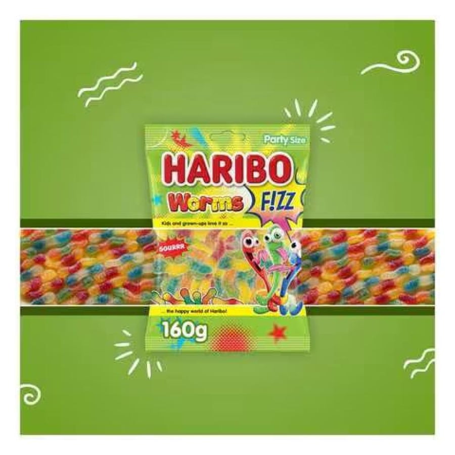 هاريبو فيز حلوى الديدان 160 جرام