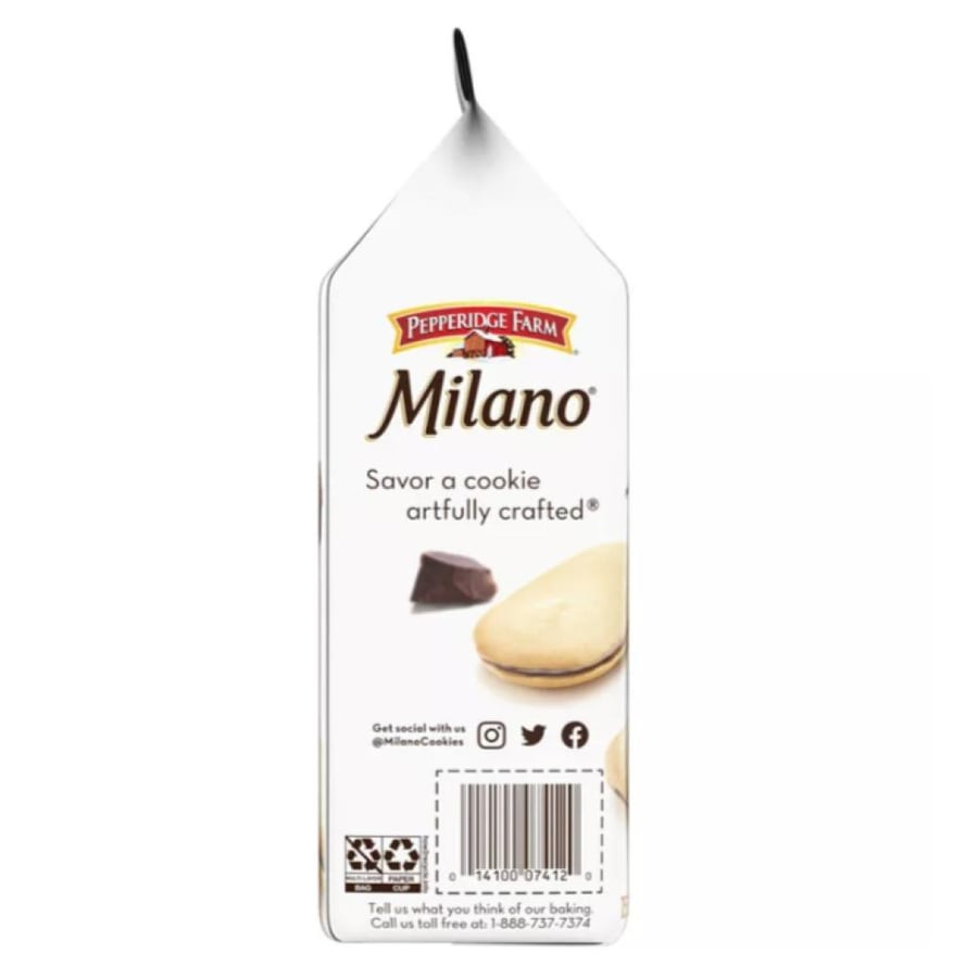 كوكيز ميلانو بالشوكولاتة الداكنة من بيبردج فارم 170 جم – Pepperidge Farm Milano Dark Chocolate Cookies
