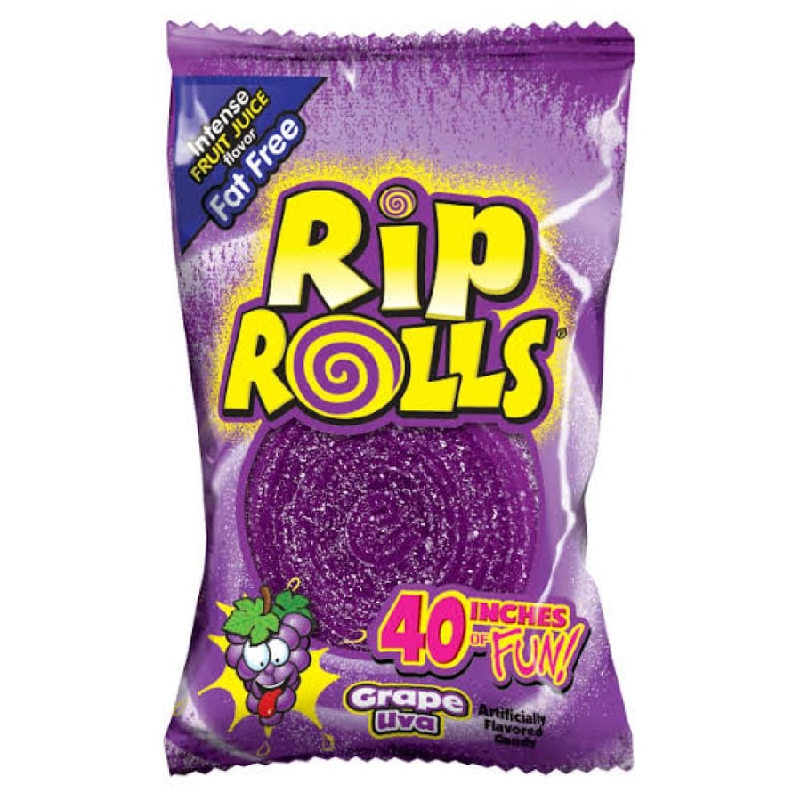 ريب رولز حلوى رول بنكهة العنب – Rip Rolls Grape