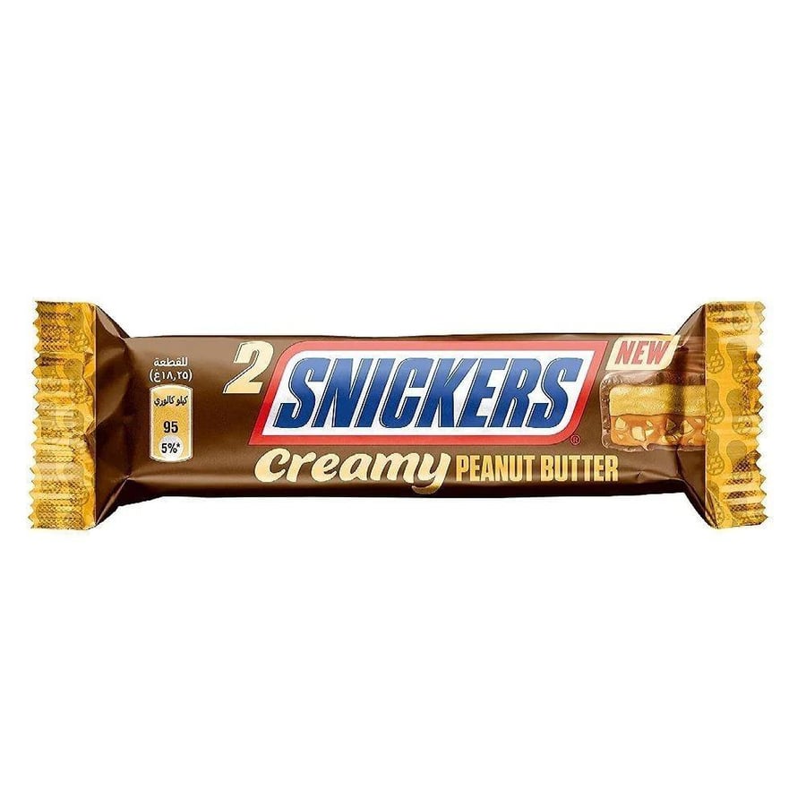 شوكولاته سنيكرز كريمي بزبدة الفول السوداني 36.5غ – Snickers Creamy