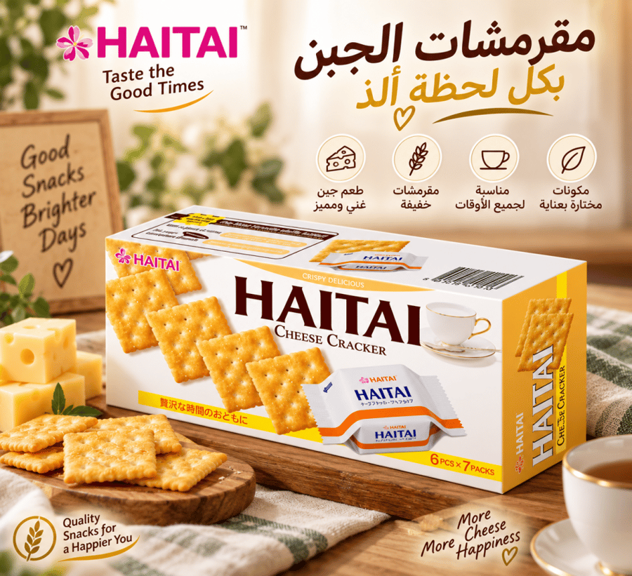 هايتاي بسكويت كراكر بالجبن 220 جم