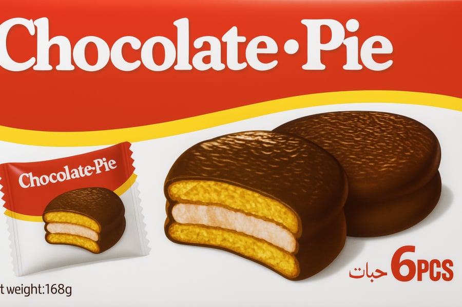 كيك شوكولاتة باي 6 حبات – Chocolate Pie 168g