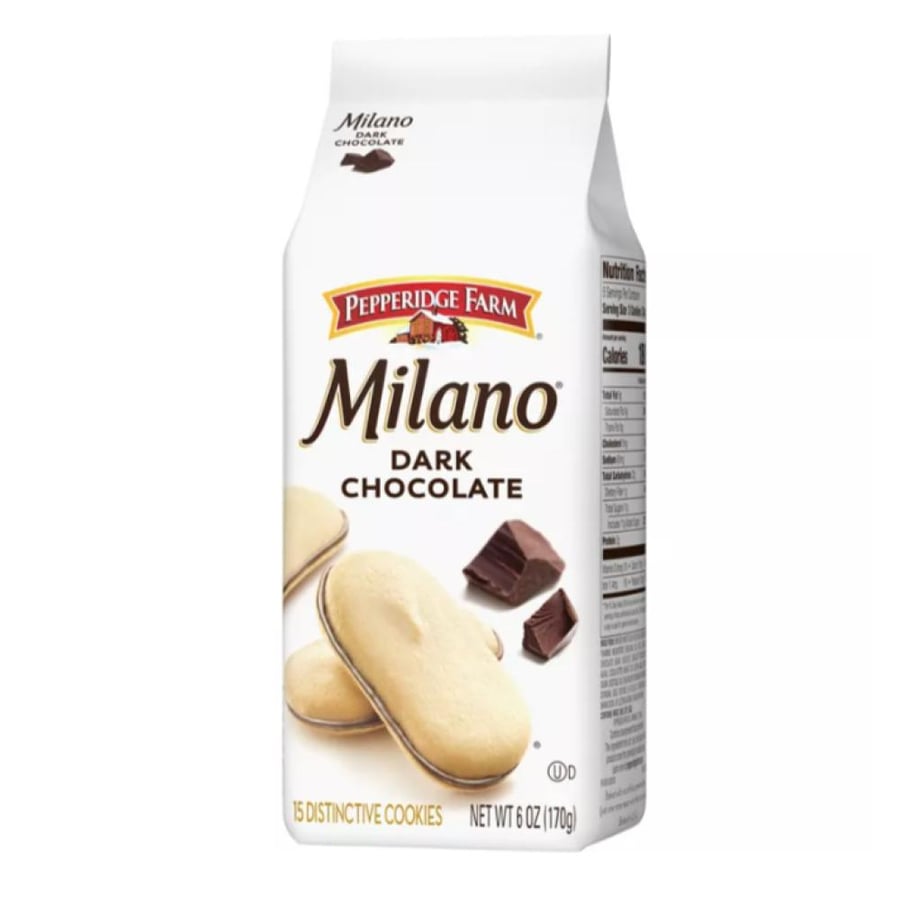 كوكيز ميلانو بالشوكولاتة الداكنة من بيبردج فارم 170 جم – Pepperidge Farm Milano Dark Chocolate Cookies