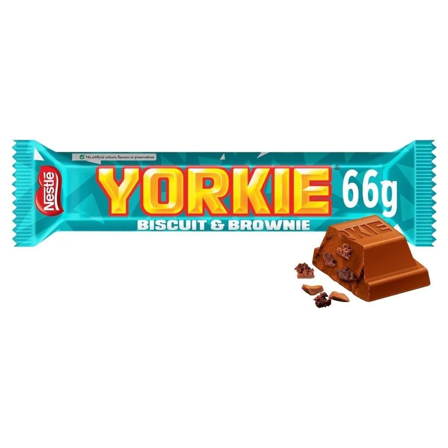 شوكولاتة يوركي ديو بسكويت وبراوني 66 جم – Yorkie Biscuit & Brownie