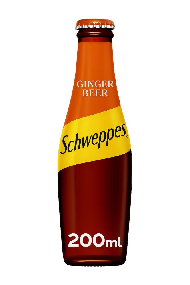 مشروب شويبس زنجبيل غازي منعش 200 مل -Schweppes Ginger Beer