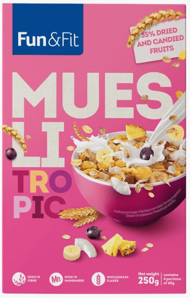 ميوسلي فن اند فيت بالفواكه الاستوائية – Tropical Muesli