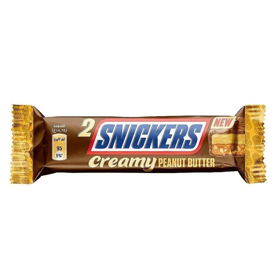 شوكولاته سنيكرز كريمي بزبدة الفول السوداني 36.5غ – Snickers Creamy