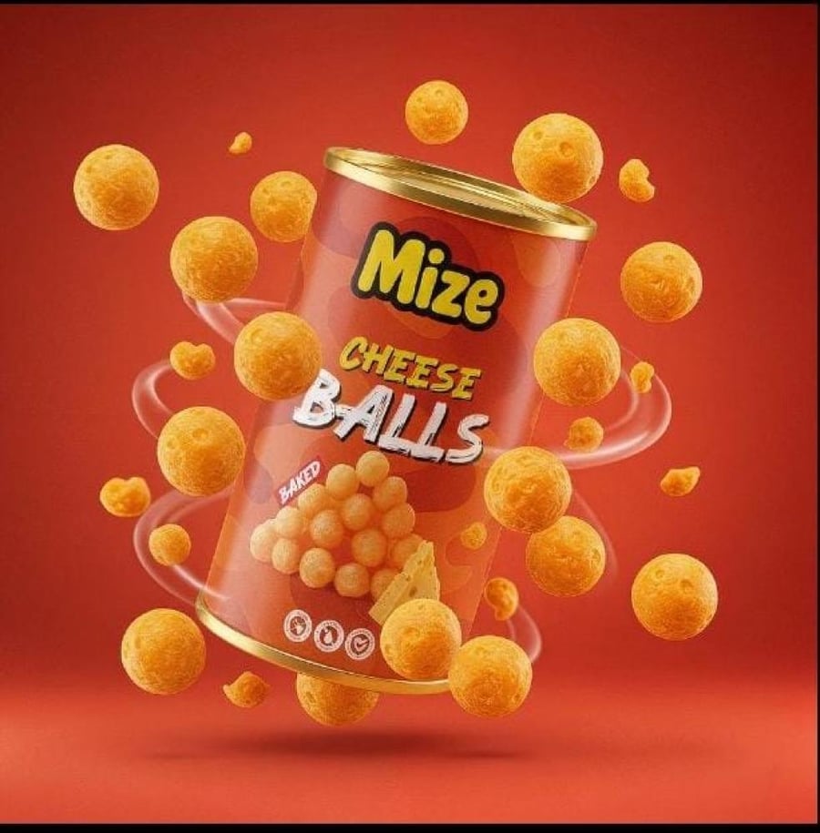 مايز كرات الجبن المخبوزة Mize Cheese Balls سناك جبن مقرمش لذيذ