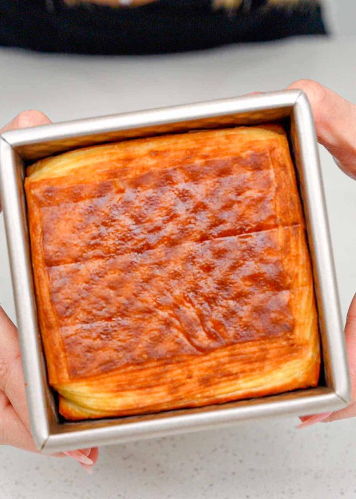 خبز ديمي طبقات طري بالزبدة والحليب – Demy Butter Layered Bread