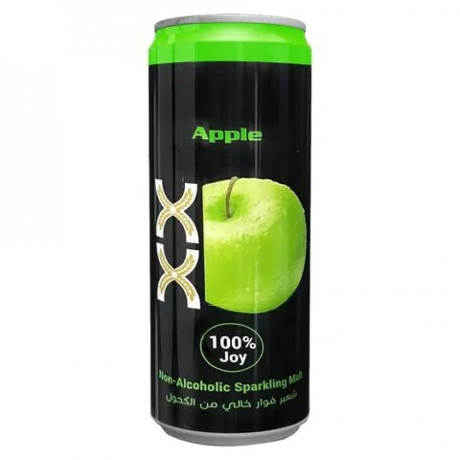 Double X apple-flavored barley drink 330ml