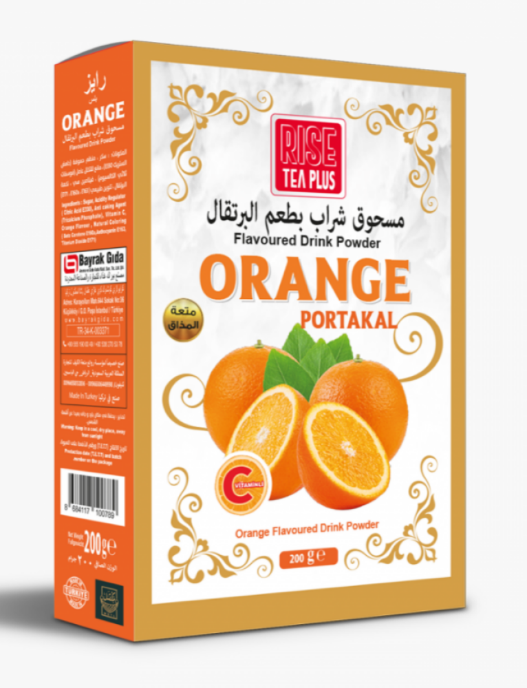 مسحوق شراب البرتقال 300 جم  -Orange Drink Powder – رايس تي بلس