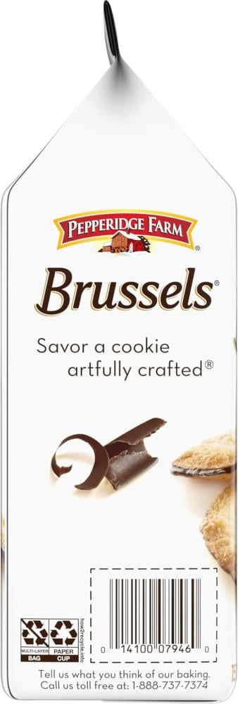كوكيز بروكسل بالشوكولاتة الداكنة من بيبردج فارم 149 جم – Pepperidge Farm Brussels Dark Chocolate Cookies